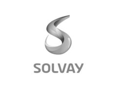 Logo de la empresa Solvay